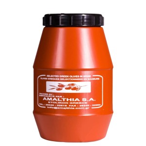 Oliwki zielone nadziewane migdałami GIANT 1,8 kg (opak. zbiorcze 6 szt.)