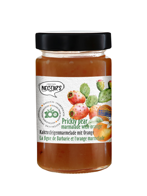 CRETAN NECTARS PRICKLY PEAR JAM - photorealistic 330gr.png