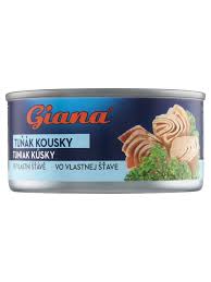 Tuńczyk kawałki w sosie własnym GINA 170/120g (opak. zbiorcze 48 szt.) 