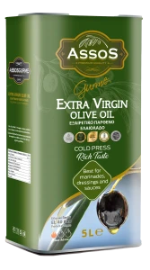 Oliwa z oliwek extra virgin ASSOS 5L (opak. zb. 4 szt.) 