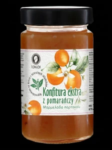 Konfitura ekstra z pomarańczy IORGOS 330g (opak. zbiorcze 12 szt.)